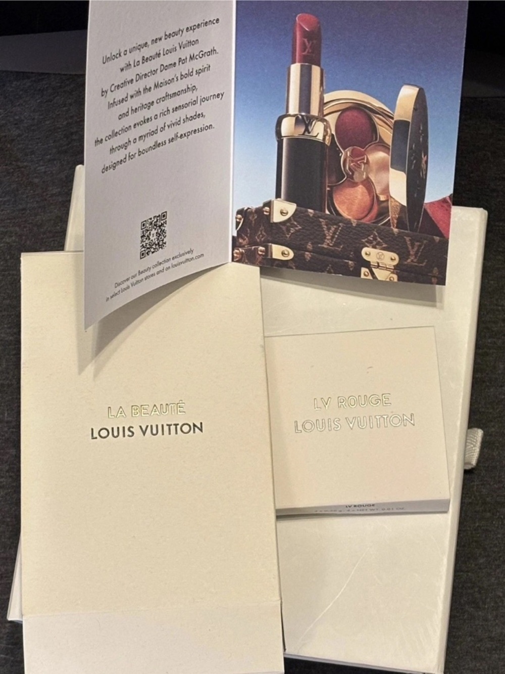 Louis Vuitton Rouge Lipstick - sample set.  New!